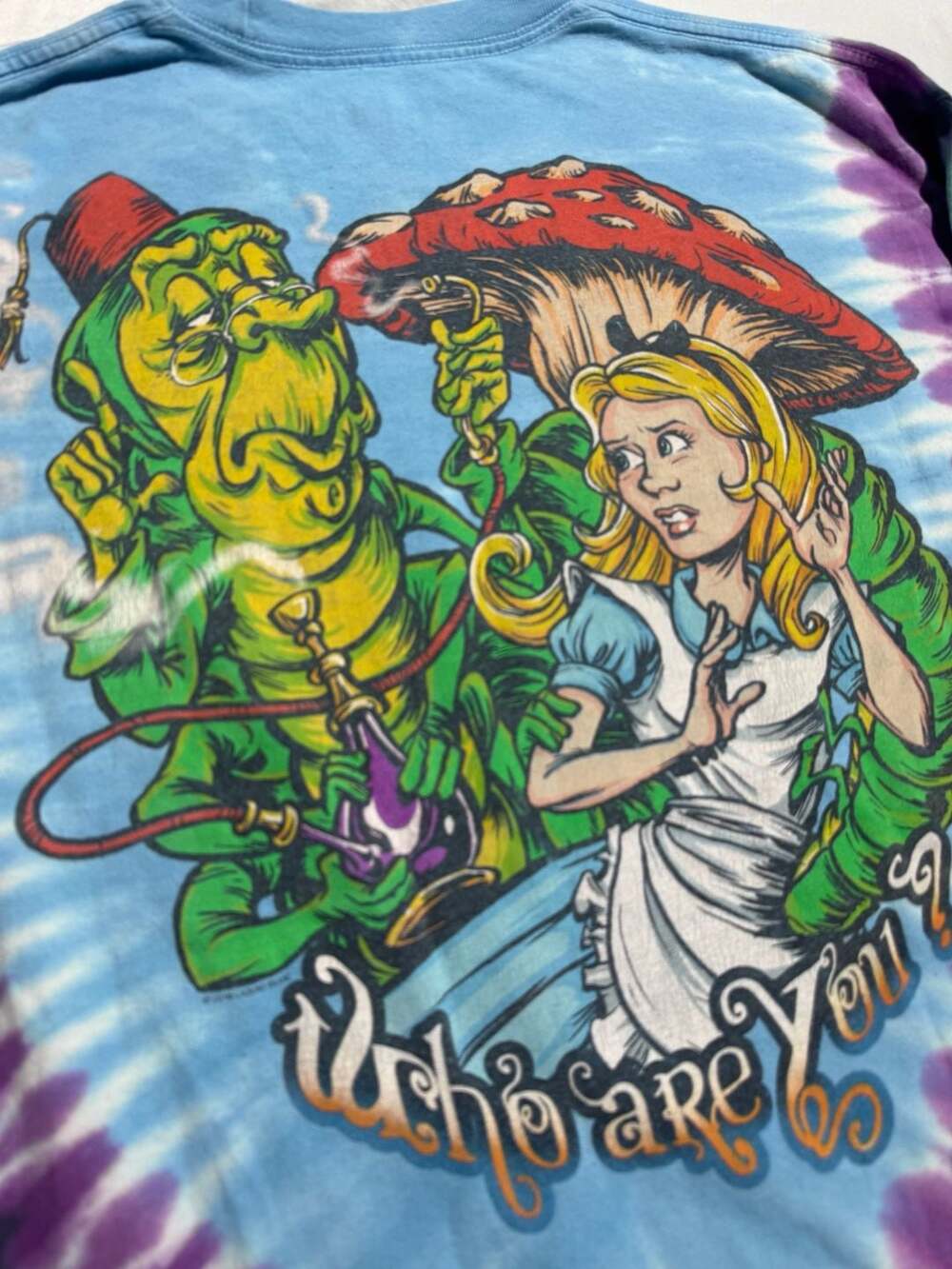 Light Fantasy Dont You Know Tie-Dye T-Shirt Tee , - Picture 5 of 5